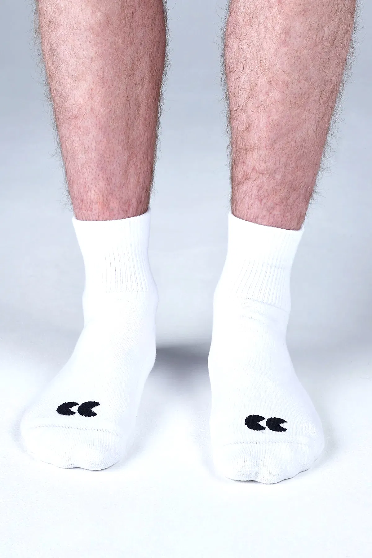 Sports Cotton Sock Ankle 3 Pack - White
