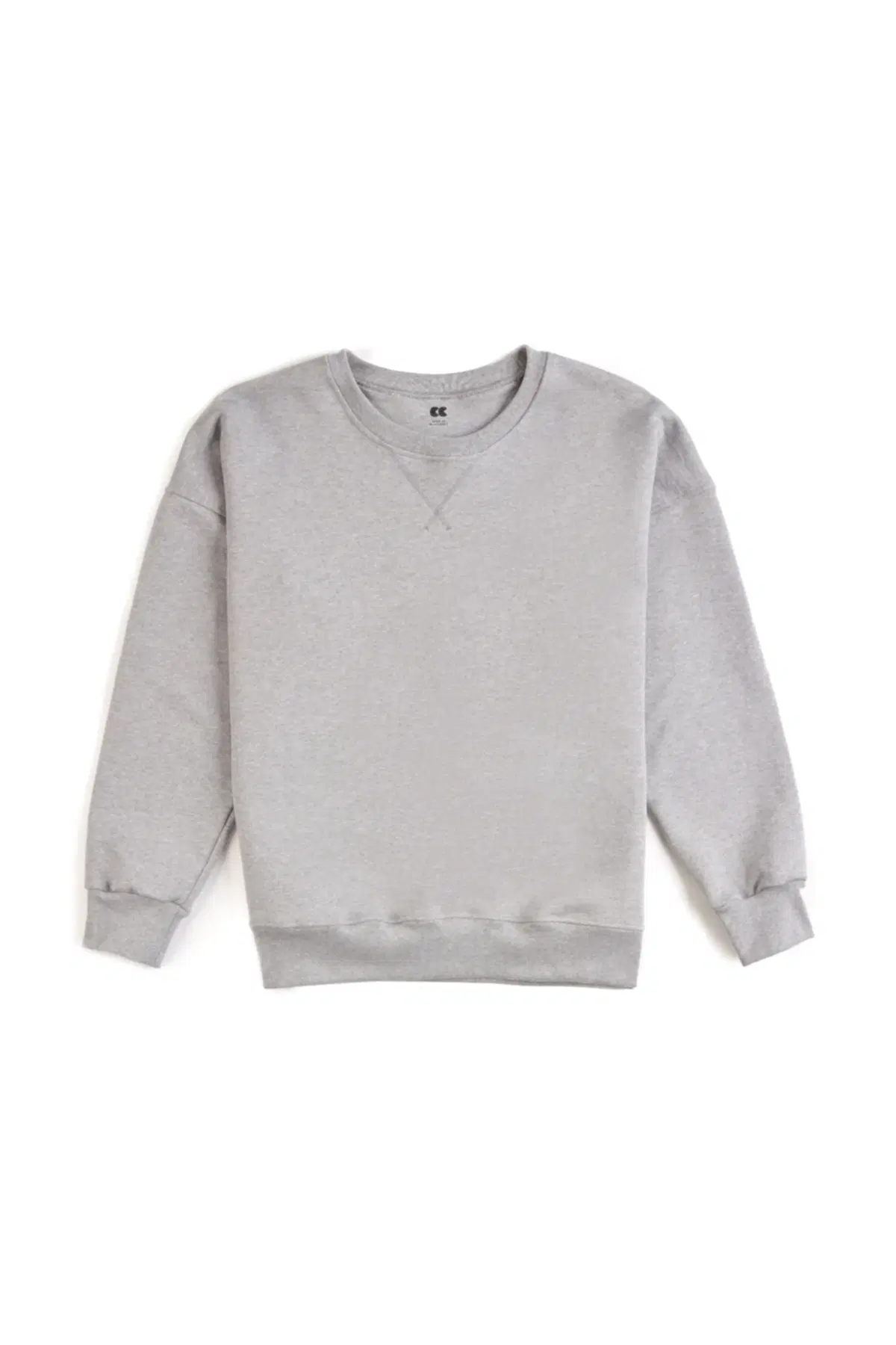 Men's Drop Shoulder Sweatshirt Grey - Community Clothing