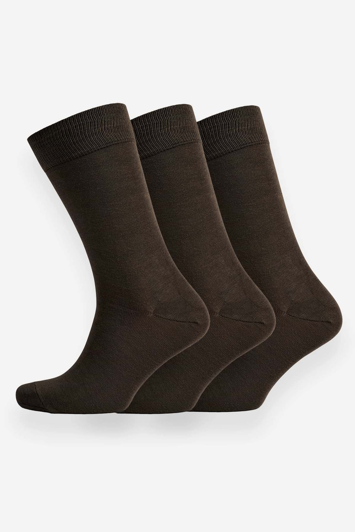3 pack of plain charcoal everyday socks