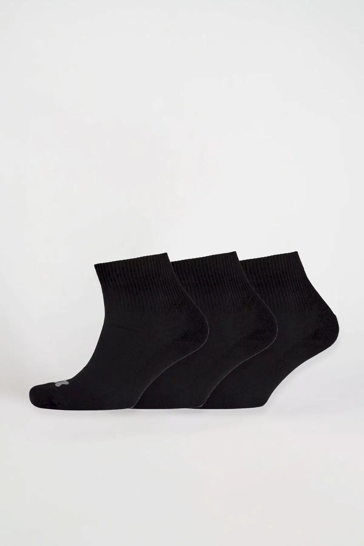 Sports Cotton Sock Ankle 3 Pack - Black